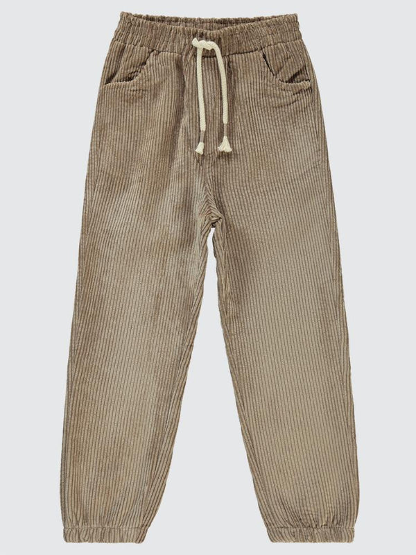 Civil Boys Paça Lastikli Jogger 6-9 Yaş Pantolon - Kahverengi