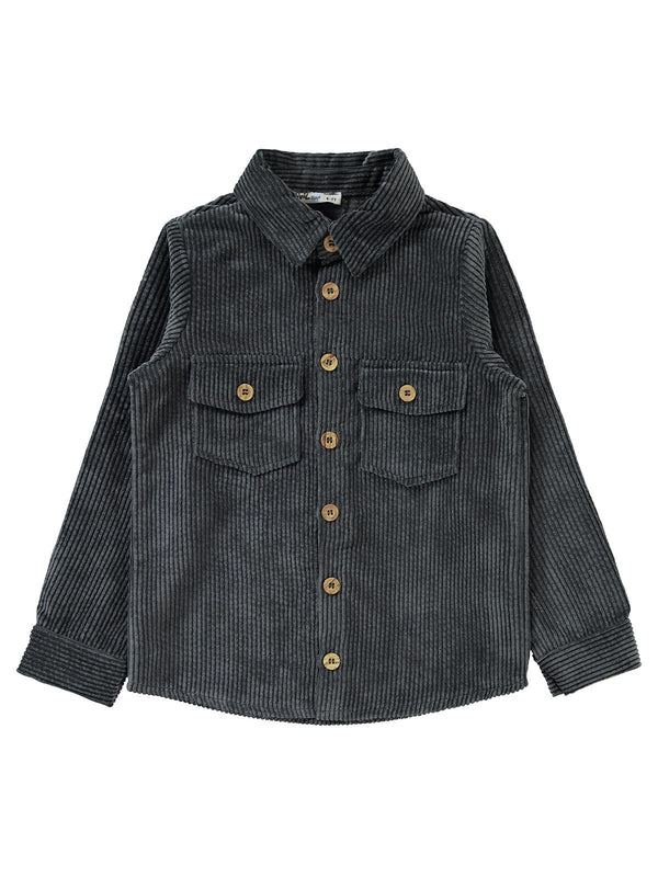 Civil Boys Çift Cepli 10-13 Yaş Gömlek - Gri