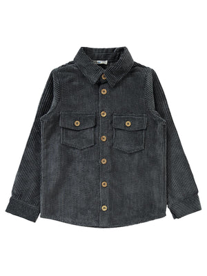 Civil Boys Çift Cepli 10-13 Yaş Gömlek - Gri