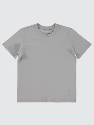 Civil Boys Yelken Nakışlı 6-9 Yaş Tişört - Gri