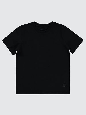 Civil Boys Yelken Nakışlı 10-13 Yaş Tişört - Siyah