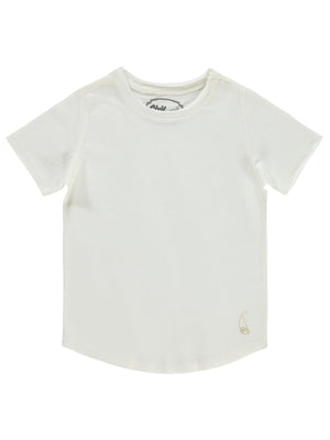 Civil Boys Flamlı Yelkenli Nakışlı 2-5 Yaş Tişört - Ekru