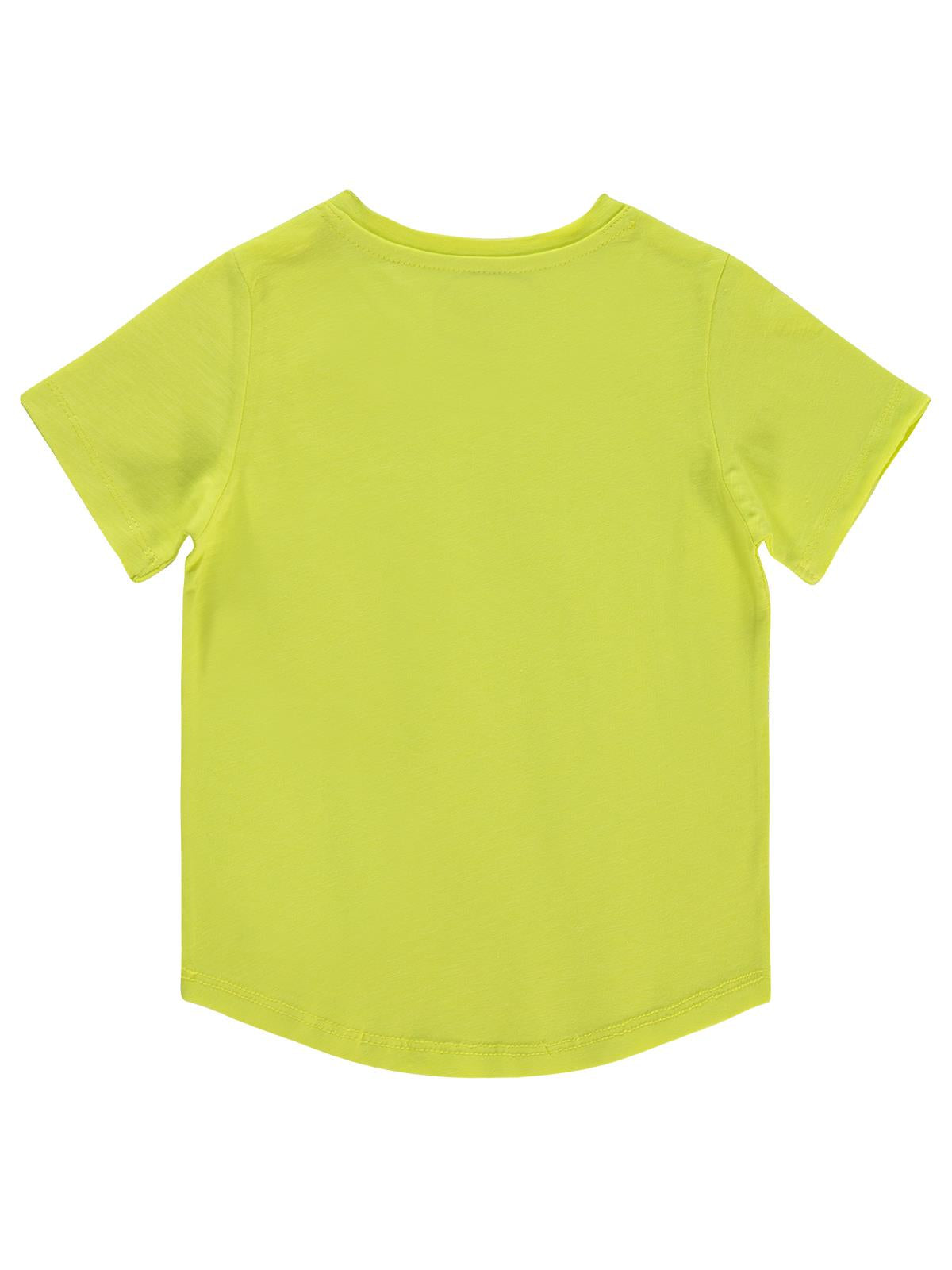 Civil Boys Flamlı Yelkenli Nakışlı 2-5 Yaş Tişört - Sarı