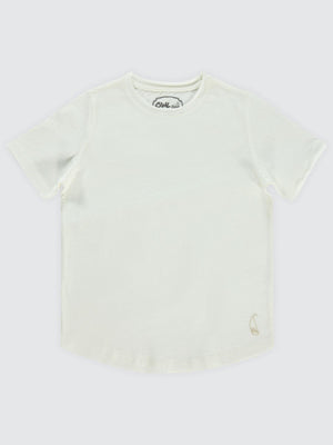 Civil Boys Flamlı Yelkenli Nakışlı 10-13 Yaş Tişört - Ekru