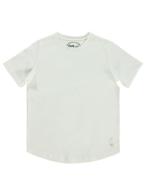 Civil Boys Flamlı Yelkenli Nakışlı 6-9 Yaş Tişört - Ekru