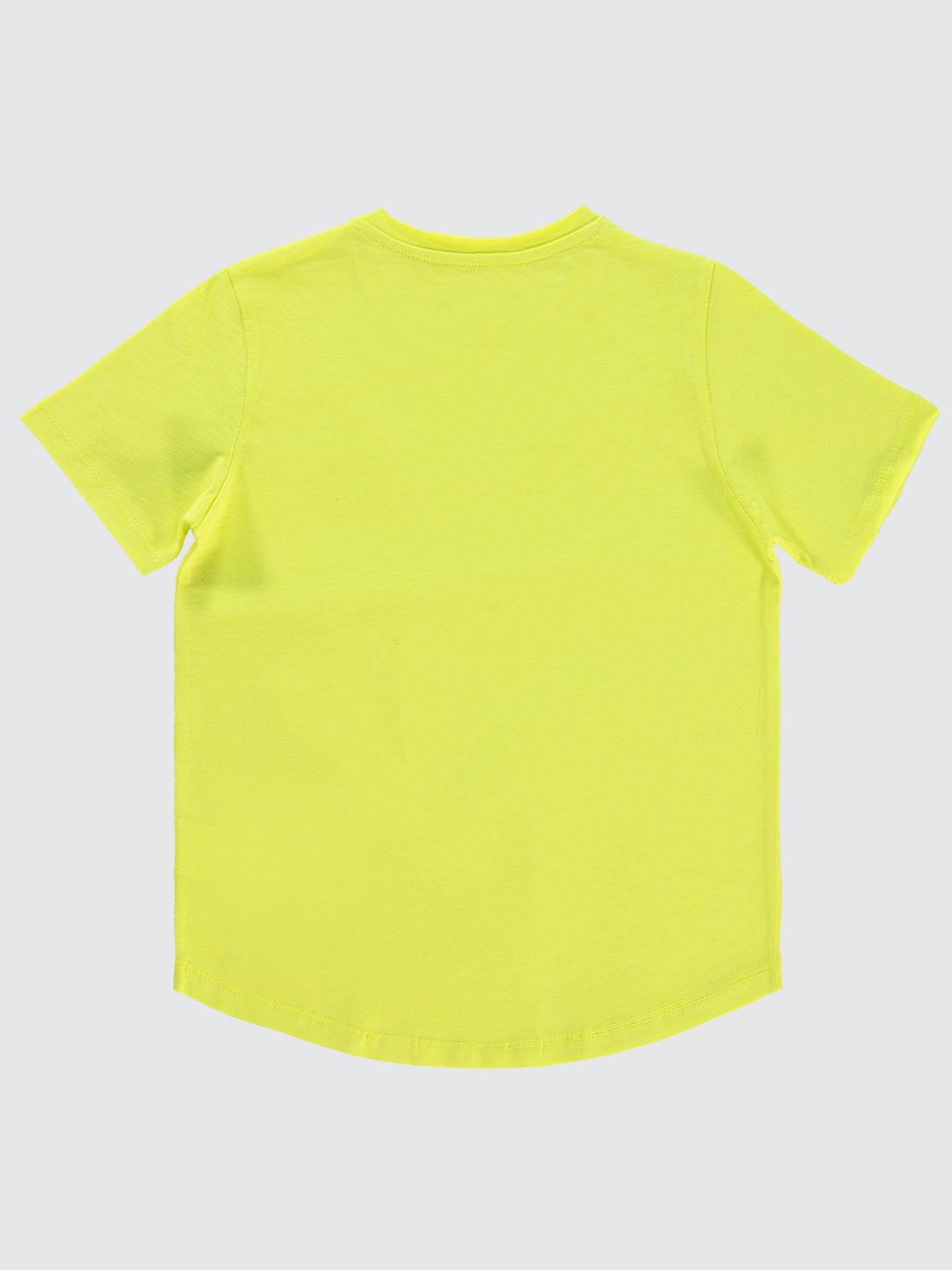 Civil Boys Flamlı Yelkenli Nakışlı 10-13 Yaş Tişört - Sarı