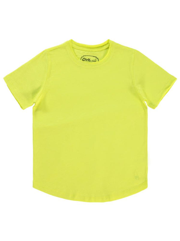 Civil Boys Flamlı Yelkenli Nakışlı 10-13 Yaş Tişört - Sarı