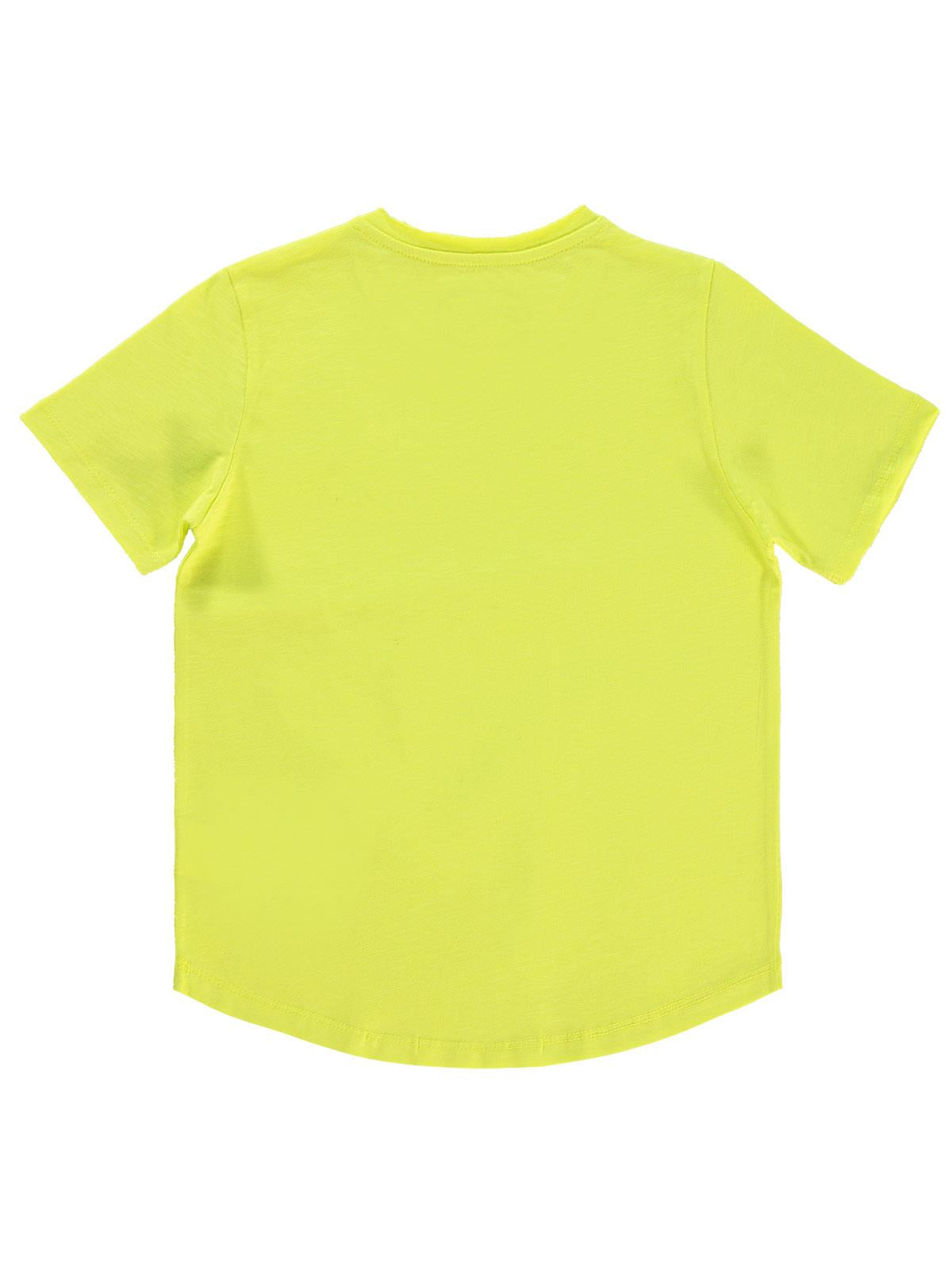 Civil Boys Flamlı Yelkenli Nakışlı 10-13 Yaş Tişört - Sarı