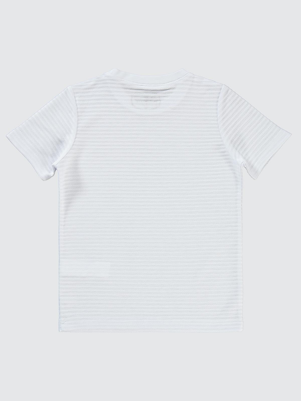 Civil Boys Yelken Nakışlı 10-13 Yaş Tişört - Beyaz