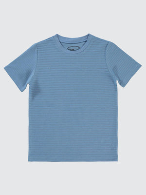 Civil Boys Yelken Nakışlı 10-13 Yaş Tişört - Mavi