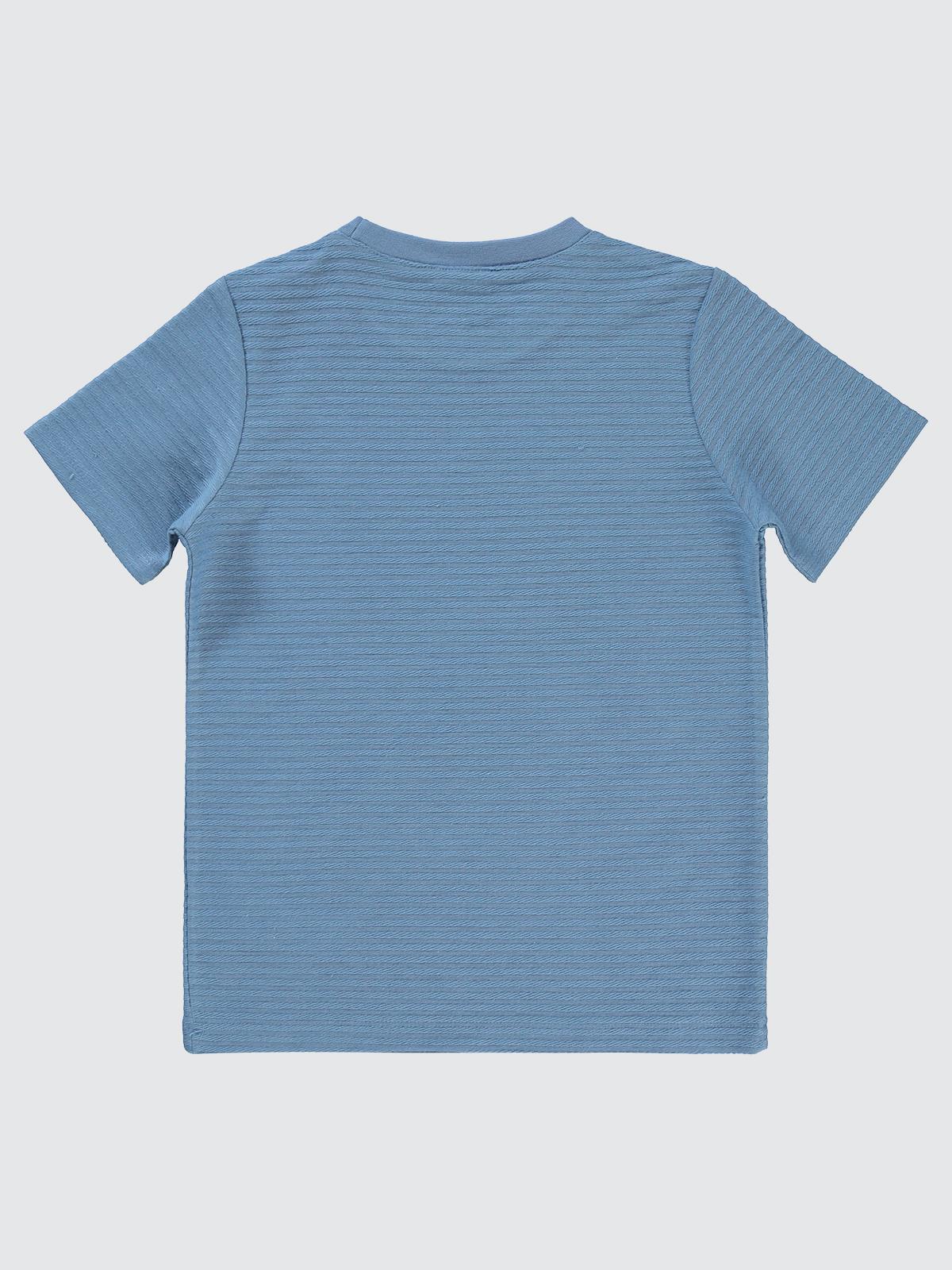 Civil Boys Yelken Nakışlı 10-13 Yaş Tişört - Mavi