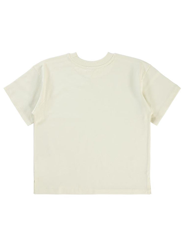 Civil Boys Sailing Baskılı Oversize 10-13 Yaş Tişört - Fil Dişi