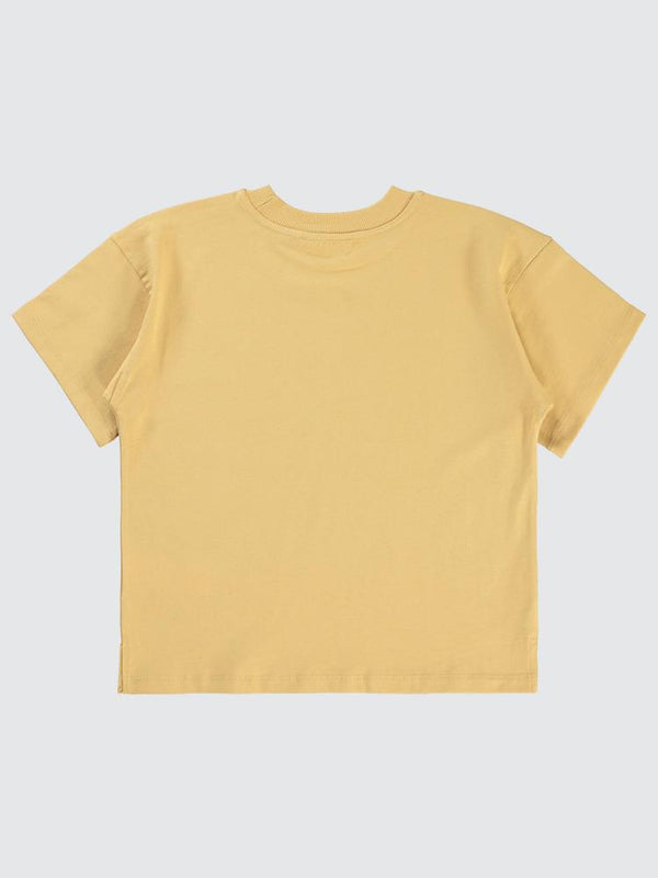 Civil Boys Sailing Baskılı Oversize 6-9 Yaş Tişört - Bej
