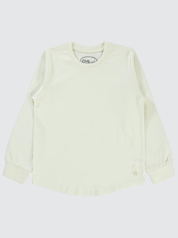 Civil Boys Yelken 6-9 Yaş Sweatshirt - Fil Dişi