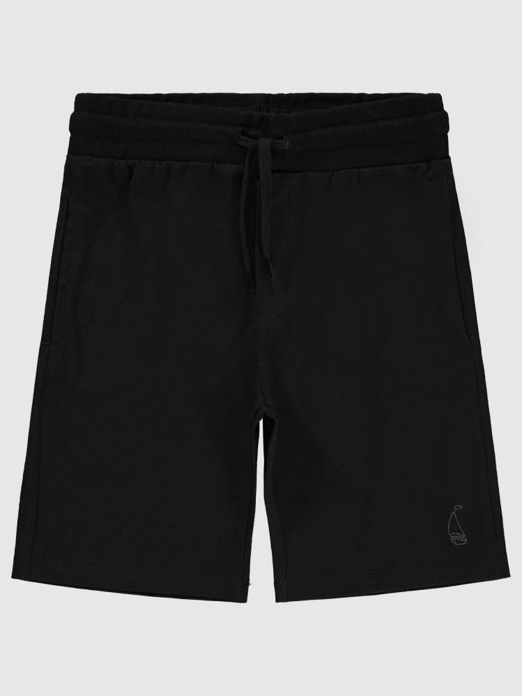 Civil Boys Yelken Nakışlı Süprem 10-13 Yaş Kapri - Siyah