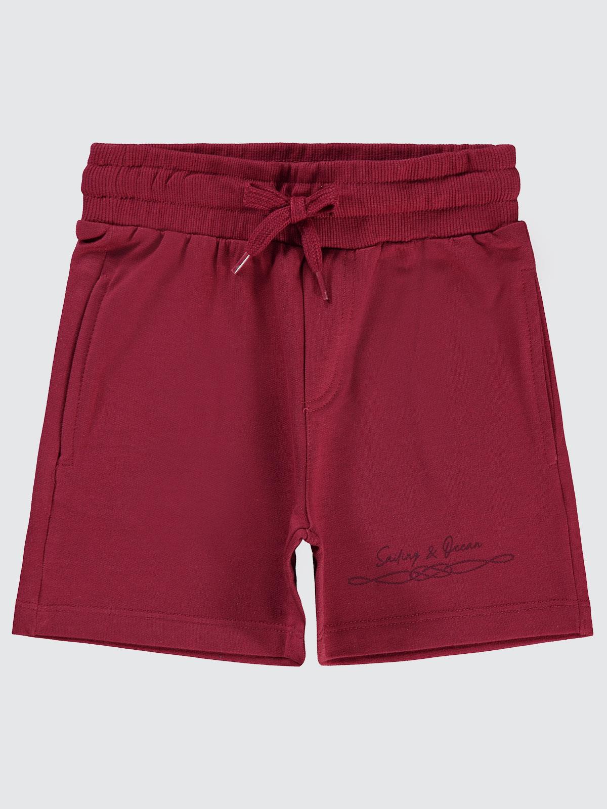 Civil Boys Sailing Baskılı 2-5 Yaş Kapri - Bordo