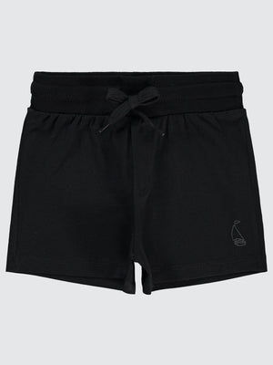 Civil Boys Yelken Nakışlı 2-5 Yaş Şort - Siyah