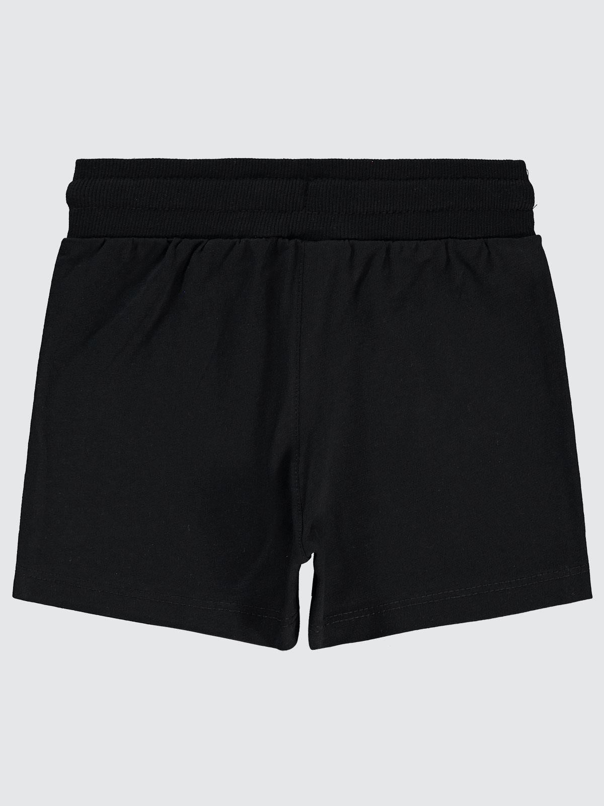 Civil Boys Yelken Nakışlı 2-5 Yaş Şort - Siyah