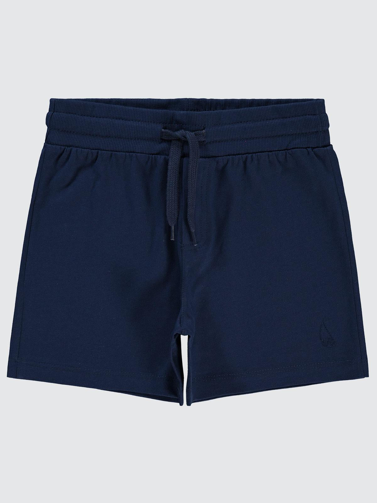 Civil Boys Yelken Nakışlı 6-9 Yaş Şort - Lacivert