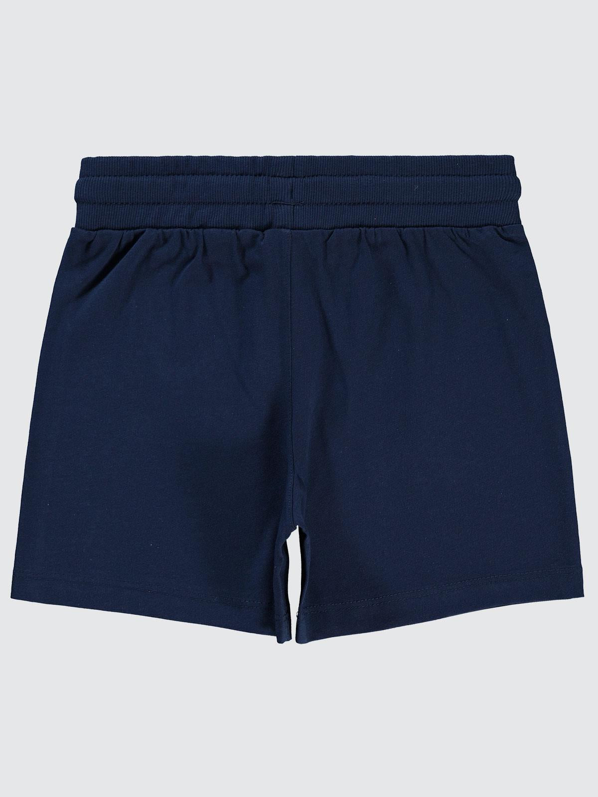 Civil Boys Yelken Nakışlı 6-9 Yaş Şort - Lacivert