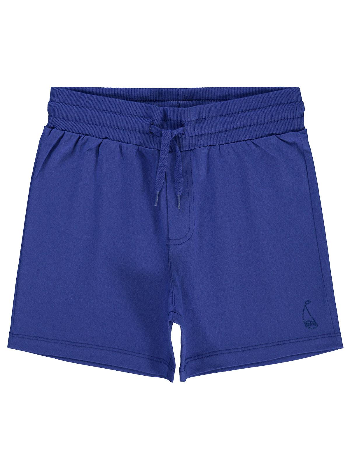 Civil Boys Yelken Nakışlı 6-9 Yaş Şort - Mavi