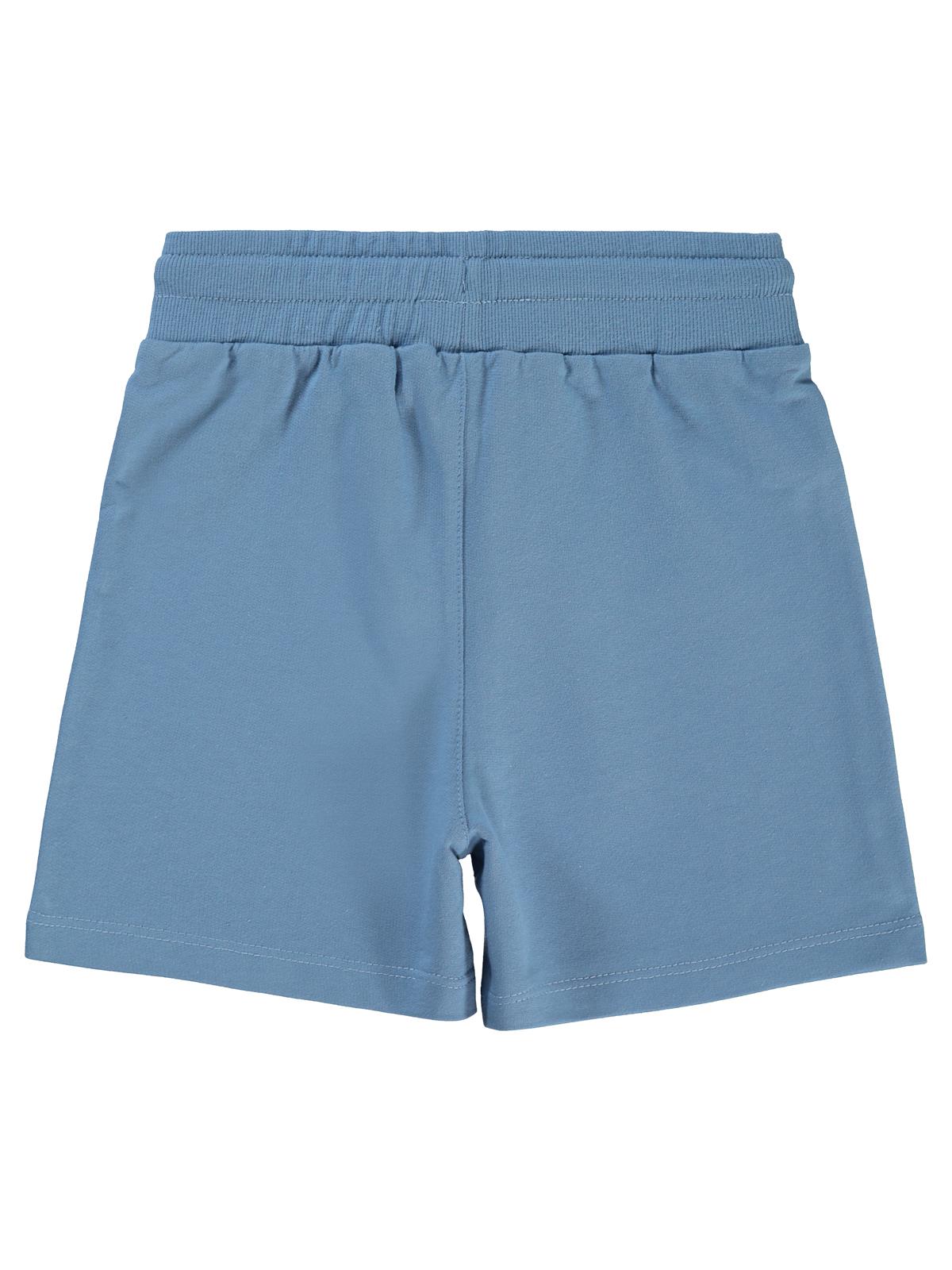 Civil Boys Yelken Nakışlı Basic 10-13 Yaş Şort - Mavi