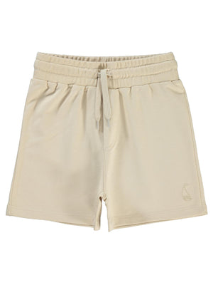 Civil Boys Yelken Nakışlı Basic 10-13 Yaş Şort - Bej