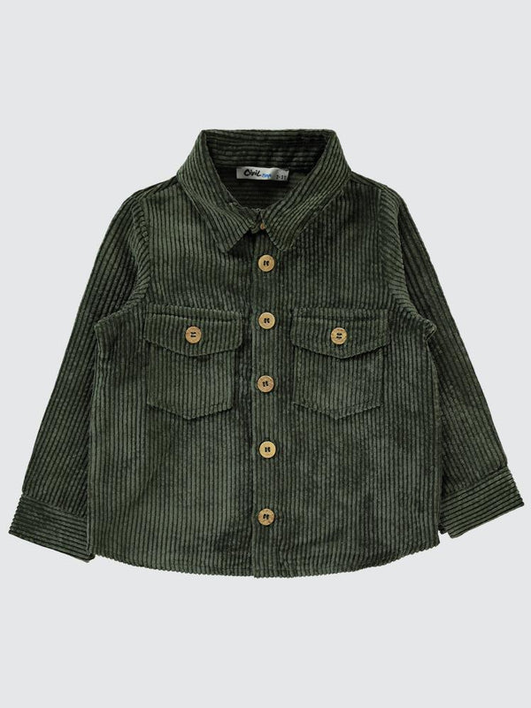 Civil Boys Çift Cepli 2-5 Yaş Gömlek - Haki