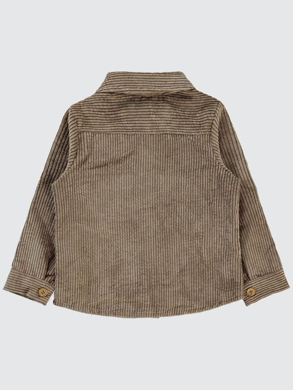 Civil Boys Çift Cepli 2-5 Yaş Gömlek - Kahverengi