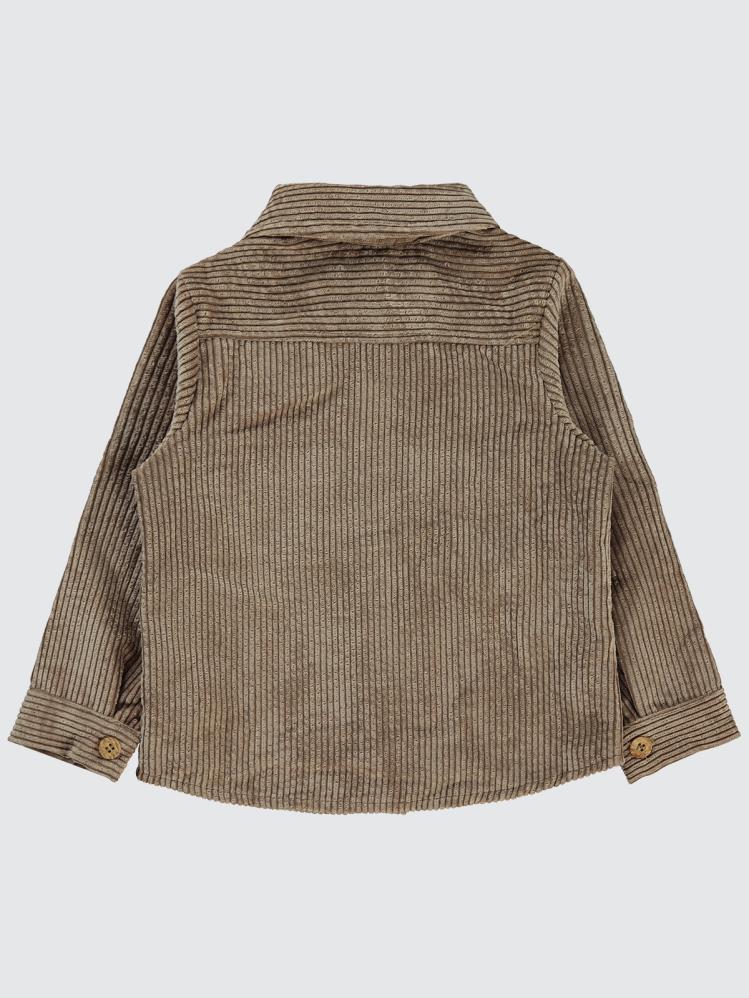 Civil Boys Çift Cepli 2-5 Yaş Gömlek - Kahverengi