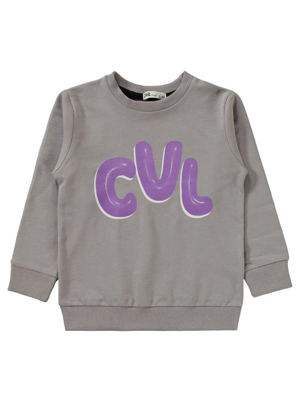 Civil Boys Cvl Baskılı 2-5 Yaş Eşofman Takımı - Gri