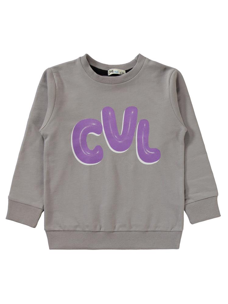 Civil Boys Cvl Baskılı 2-5 Yaş Eşofman Takımı - Gri