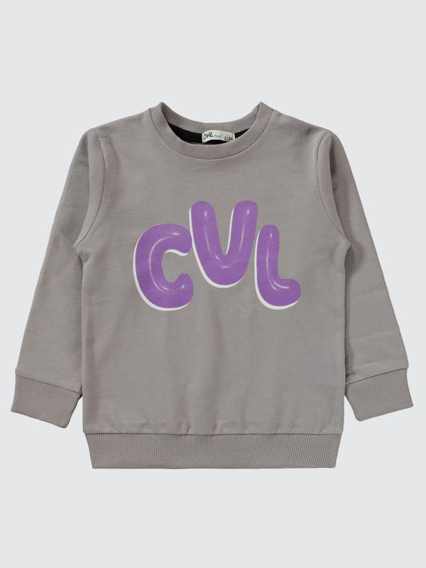 Civil Boys Cvl Baskılı 2-5 Yaş Eşofman Takımı - Gri