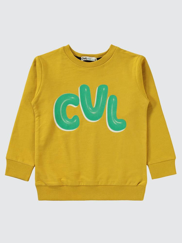 Civil Boys Cvl Baskılı 2-5 Yaş Eşofman Takımı - Hardal