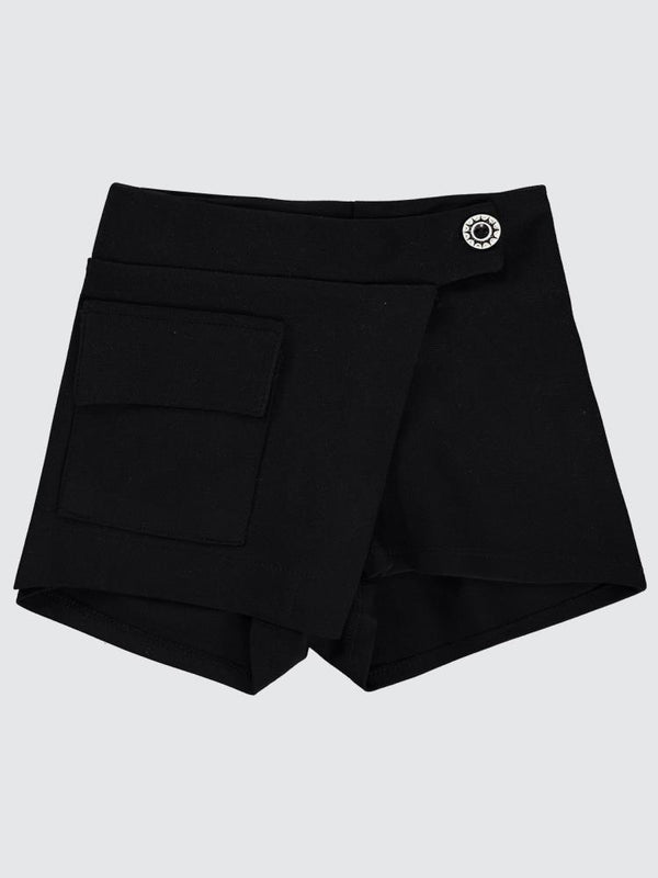 Civil Girls Büyük Cepli 2-5 Yaş Etek - Siyah