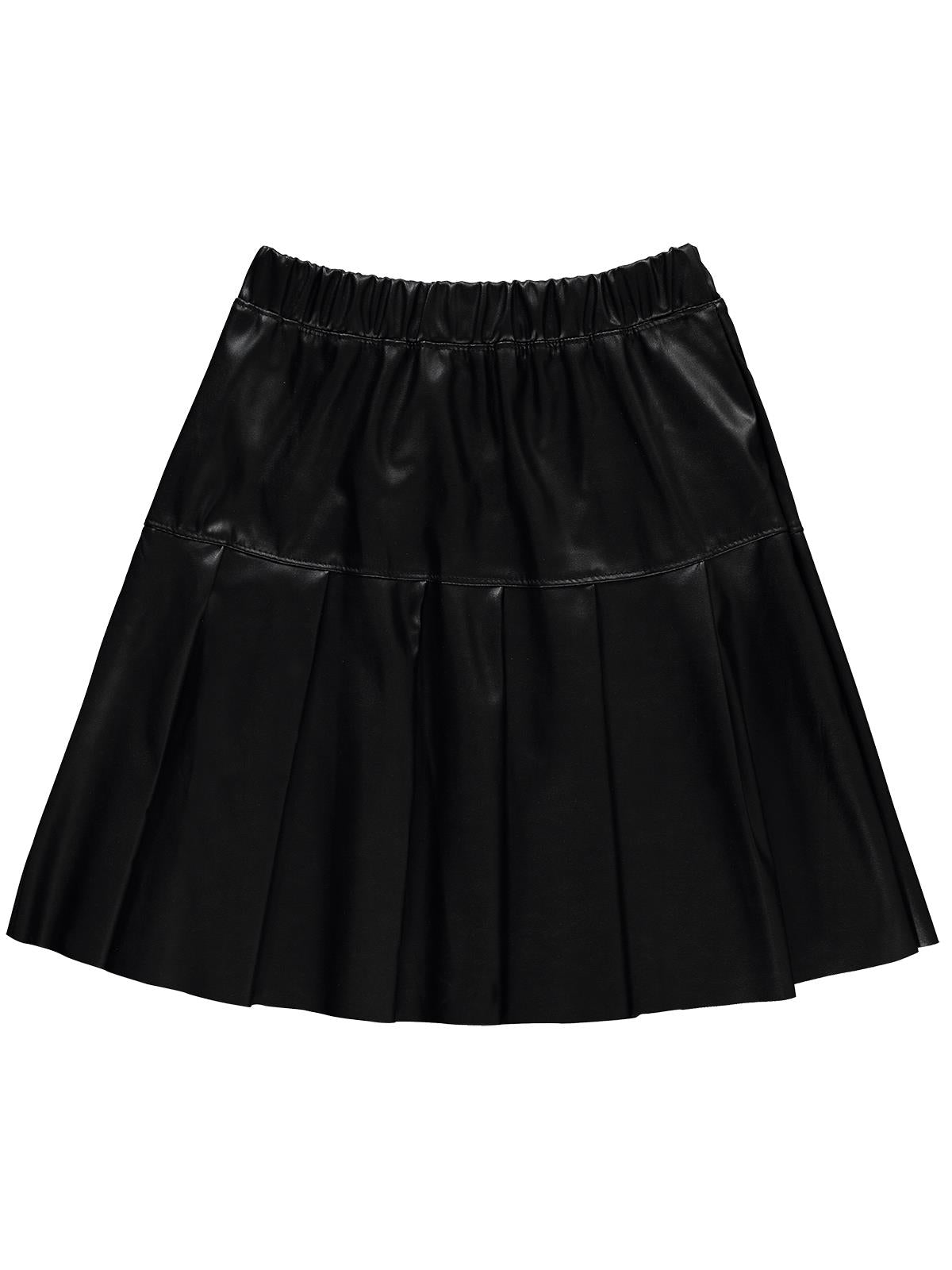 Civil Girls Pileli 10-13 Yaş Etek - Siyah