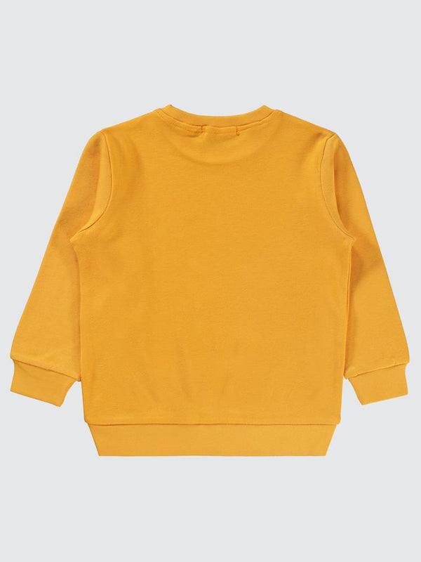 Civil Boys Tool Baskılı 2-5 Yaş Sweatshirt - Hardal