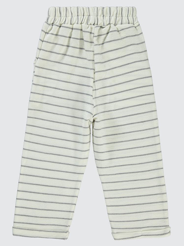 Civil Boys Yıldız Baskılı Çizgili 2-5 Yaş Eşofman Altı - Mavi