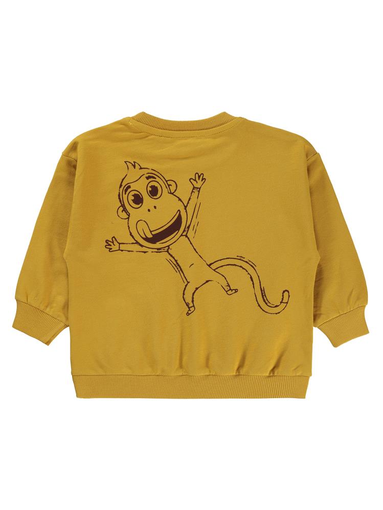 Civil Boys Kukuli Baskılı 2-5 Yaş Sweatshirt - Hardal