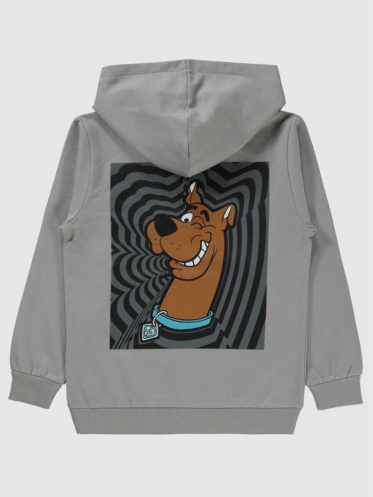 Scoobydoo Baskılı 10-13 Yaş Sweatshirt - Gri