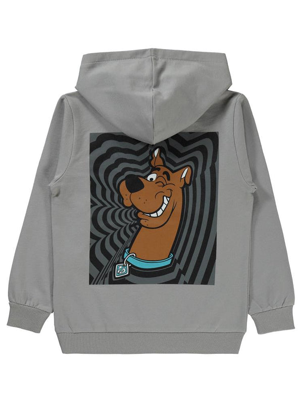 Scoobydoo Baskılı 10-13 Yaş Sweatshirt - Gri