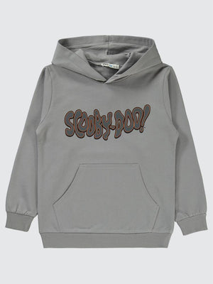 Scoobydoo Baskılı 10-13 Yaş Sweatshirt - Gri