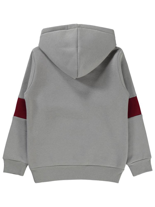 H P Baskılı 10-13 Yaş Sweatshirt - Gri