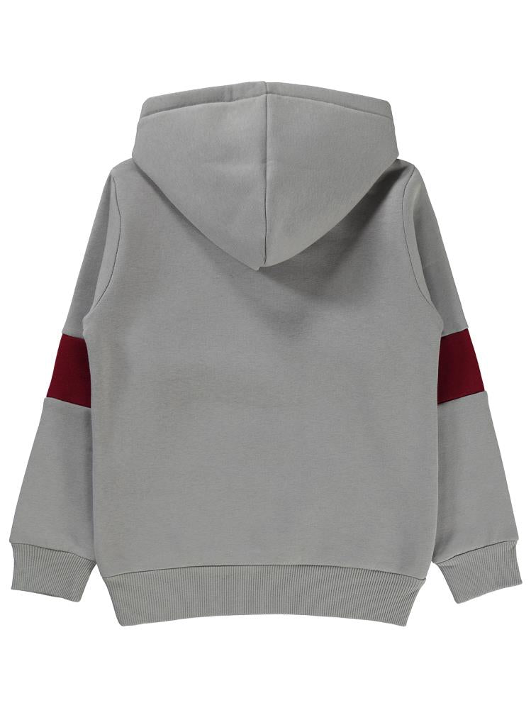 H P Baskılı 10-13 Yaş Sweatshirt - Gri