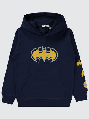 Batman Baskılı 6-9 Yaş Sweatshirt - Lacivert