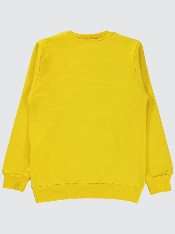 Batman Baskılı 6-9 Yaş Sweatshirt - Sarı