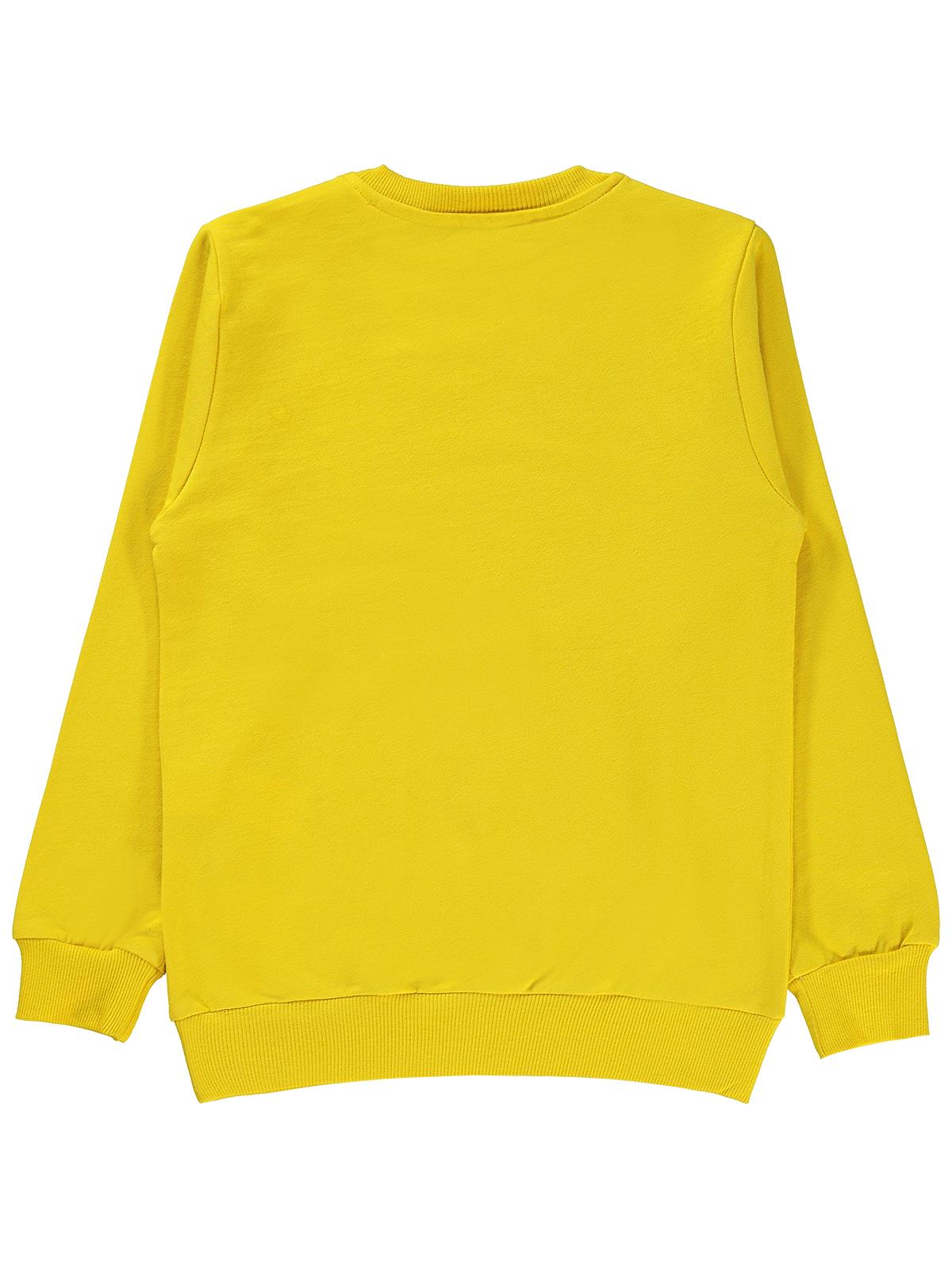 Batman Baskılı 10-13 Yaş Sweatshirt - Sarı