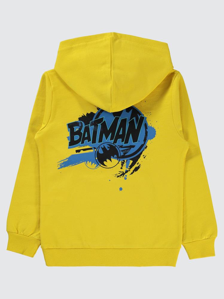 Batman Baskılı 6-9 Yaş Sweatshirt - Sarı
