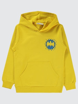 Batman Baskılı 6-9 Yaş Sweatshirt - Sarı