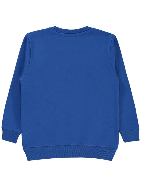 Batman Baskılı 2-5 Yaş Sweatshirt - Mavi